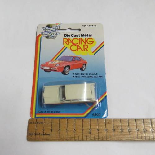 Vintage Road Tough die cast metal racing car in pack