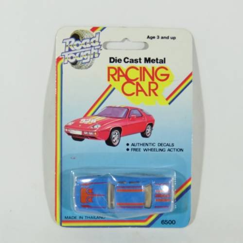 Vintage Road Tough die cast metal racing car toy in pack