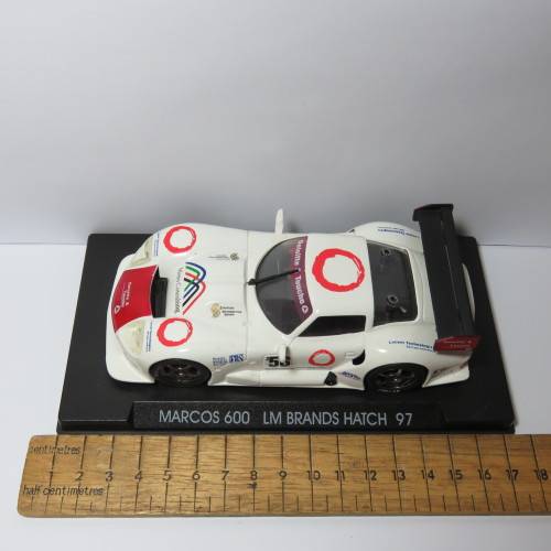 Fly Marcos 600 LM Brands Hatch 97 slot car racing model - Scale 1/32