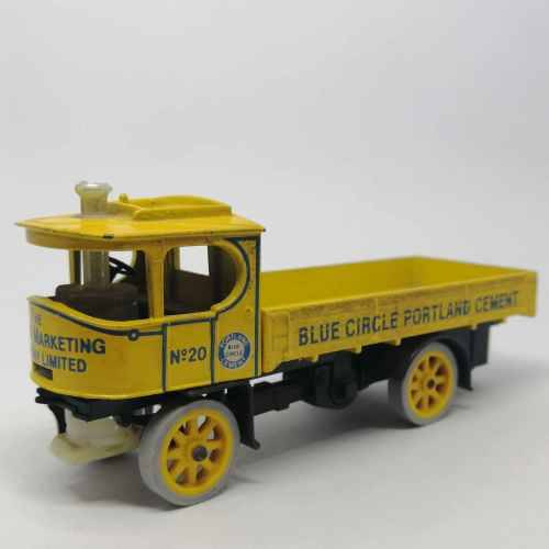 1986 Matchbox 1918 Atkinson steam wagon - Blue Circle Portland cement - Y-18 Models of Yesteryear