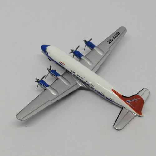 Herpa South African Airways Douglas DC-4 ZS-AUB model airplane