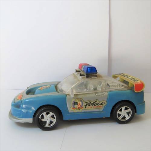 Lot of 3 police friction cars about 1:32 scale 2 x Bmw - Plastic