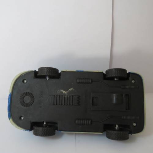 Lot of 3 police friction cars about 1:32 scale 2 x Bmw - Plastic