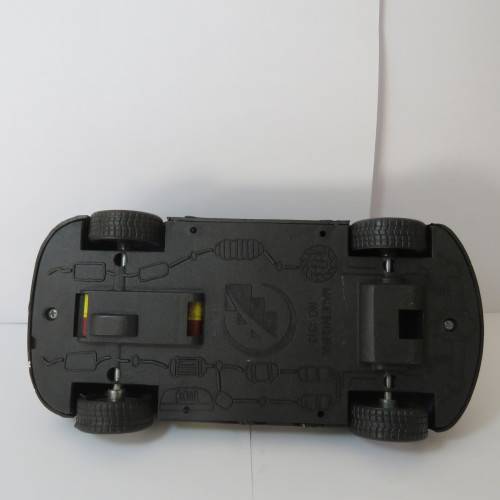 Lot of 3 police friction cars about 1:32 scale 2 x Bmw - Plastic