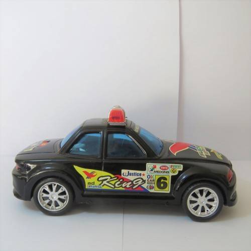Lot of 3 police friction cars about 1:32 scale 2 x Bmw - Plastic