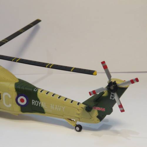 Royal Navy XS 507 Wessex model helicopter