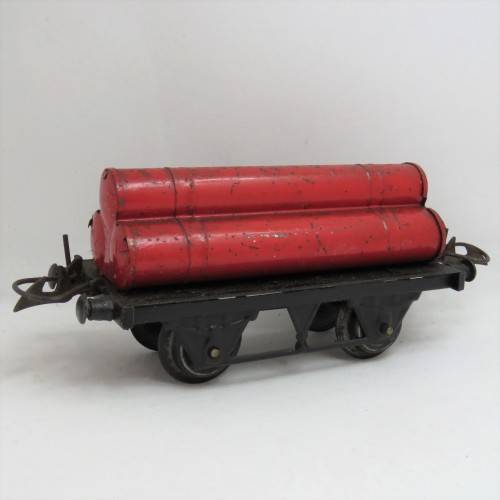 Vintage Hornby tinplate train wagon