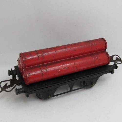 Vintage Hornby tinplate train wagon