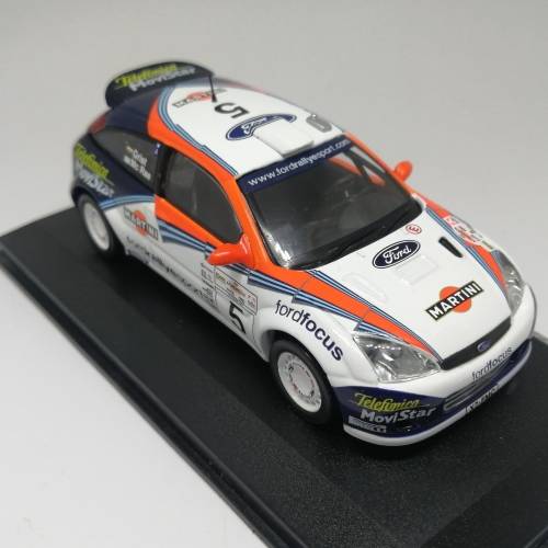 Ford Focus WRC die-cast rally model car - 2002 Acropolis Rally - #5 C. McRae / N. Grist