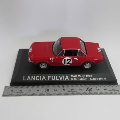 Lancia Fulvia die-cast rally model car - RAC Rally 1969 - Scale 1/43
