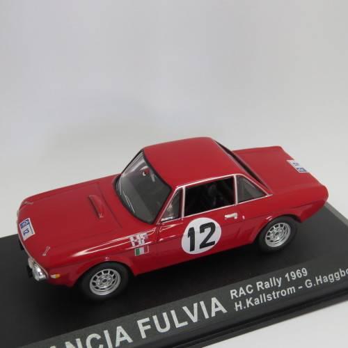 Lancia Fulvia die-cast rally model car - RAC Rally 1969 - Scale 1/43