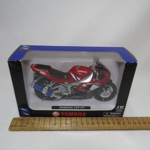 NewRay Yamaha YZF-R1 die-cast motorcycle - Scale 1/12 in box