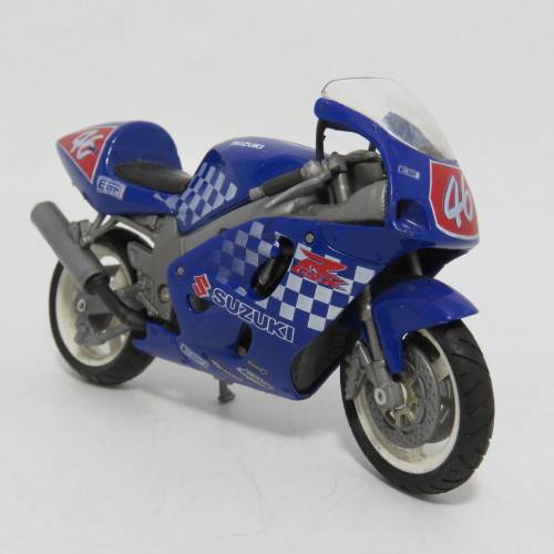 Majorette Suzuki GSX R 750 model motorcycle - #46 - Scale 1/18