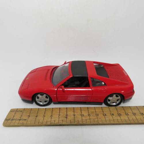 Welly Ferrrari 348 TS model car - Scale 1/24 - Tyres have flat spots