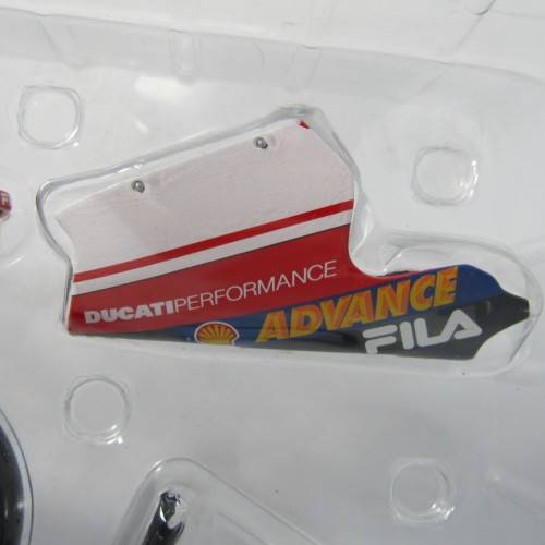MiniChamps Ducati Desmosedici MotoGP 2003 model motorcycle - #12 Troy Bayliss - scale 1/12 in box