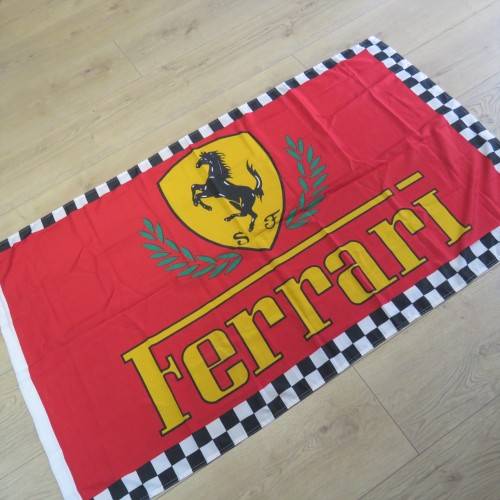 Ferrari racing flag - 153 x 88 cm
