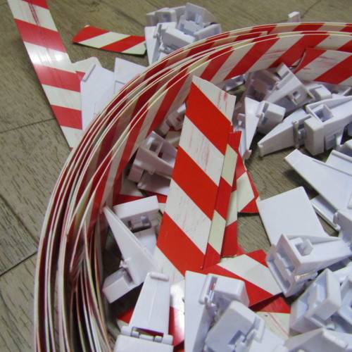 Lot of Carrera slot car racing track barriers