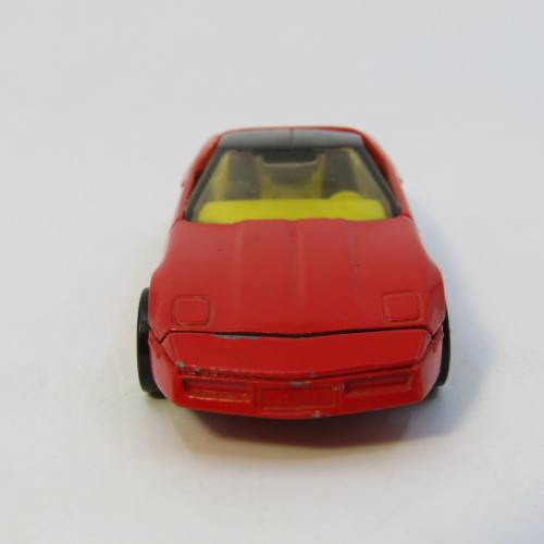 1983 Hot Wheels 80`s Corvette toy car with Gold Hot Ones Wheels - Hong Kong