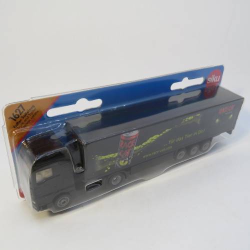 Siku #1627 MAN Race Cat energy drink truck and trailer - Scale 1/87
