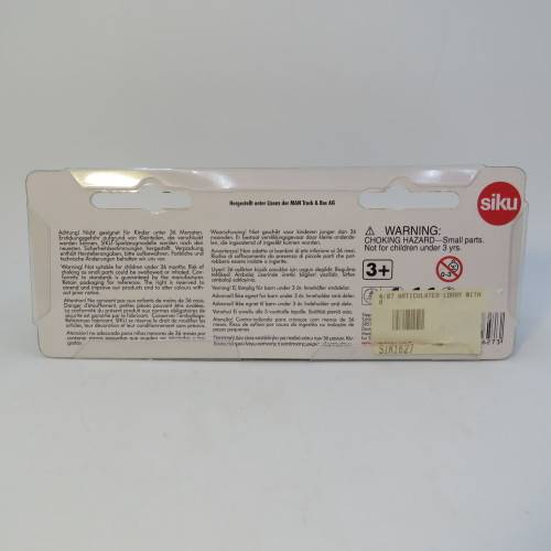 Siku #1627 MAN Race Cat energy drink truck and trailer - Scale 1/87