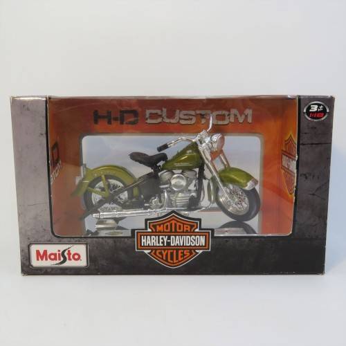 Maisto 1953 Harley Davidson 74 FL Hydra Glide model motorcycle in box - Scale 1/18