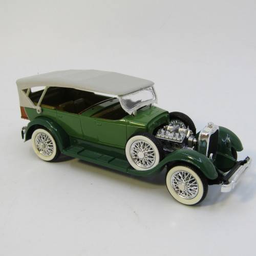 Rio 1928 Lincoln Sport Phaeton model car in case - damaged - missing hood - scale 1/43