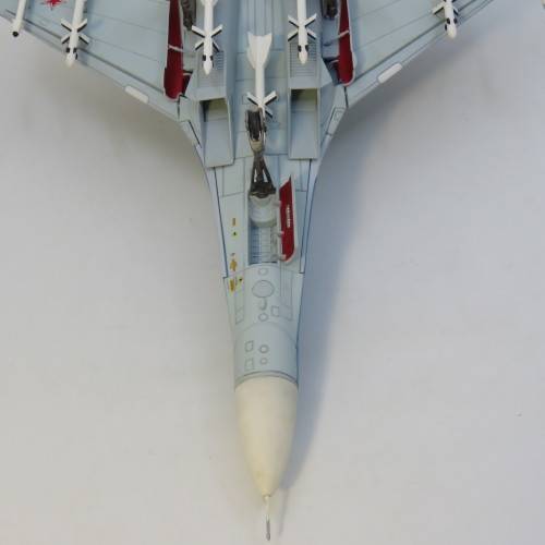 GainCorp Russian Sukhoi Su-27 Flanker die-cast model plane - Scale 1/72