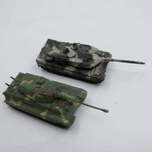 Lot of small combat tanks