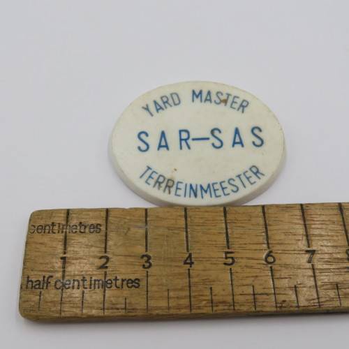 SAR-SAS Railway Yard Master breast badge