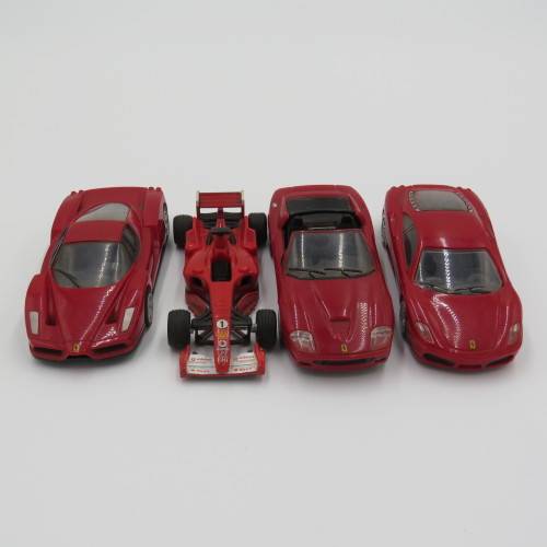 Lot of 4 Shell V Power Ferrari toy cars