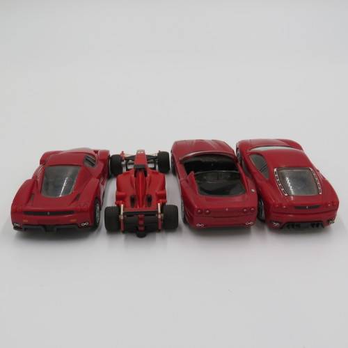 Lot of 4 Shell V Power Ferrari toy cars