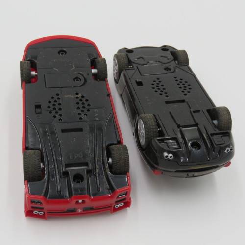 Pair of Shell V-Power `Vrooomn` Ferrari toy cars