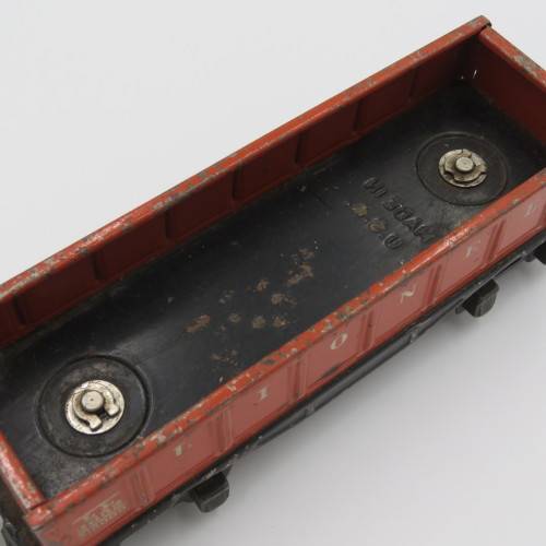 Vintage Lionel #2652 Orange Gondola car - O-gauge