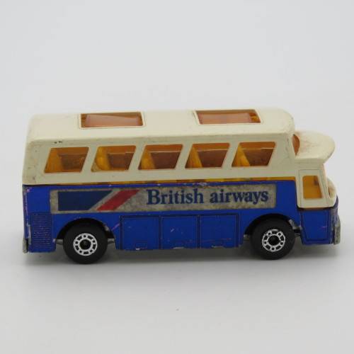 Matchbox Superfast #85 British Airways Airport coach toy car