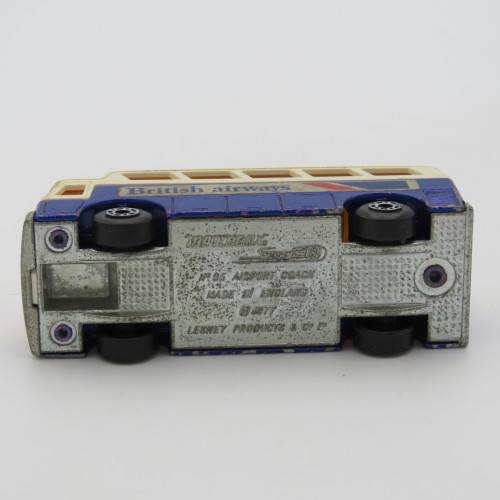 Matchbox Superfast #85 British Airways Airport coach toy car