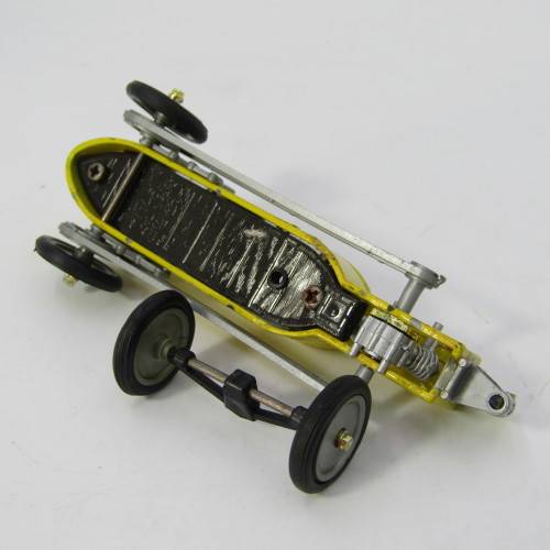 Brumm 1913 Badelia Cyclecar die-cast racing model #15 - scale 1/43 - front wheel broken