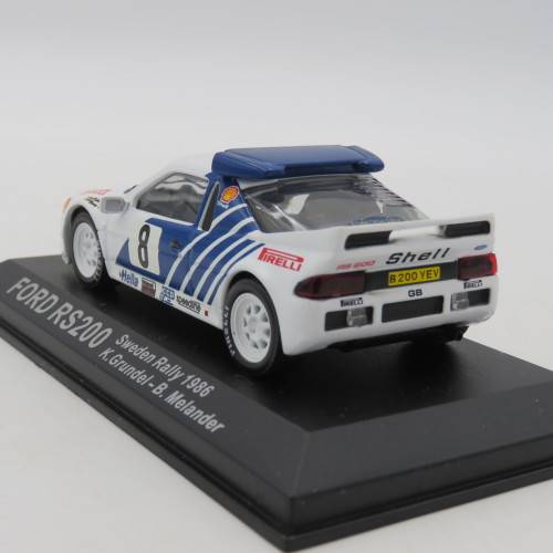 Ford RS200 die-cast rally model car - 1986 Sweden rally - Scale 1/43