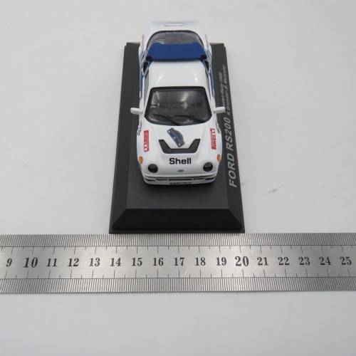 Ford RS200 die-cast rally model car - 1986 Sweden rally - Scale 1/43