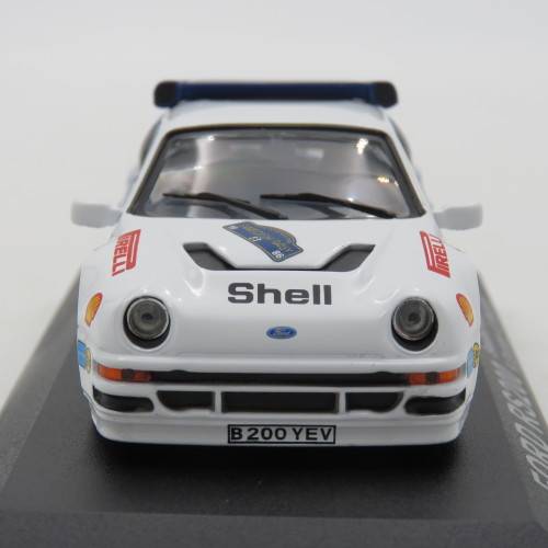 Ford RS200 die-cast rally model car - 1986 Sweden rally - Scale 1/43