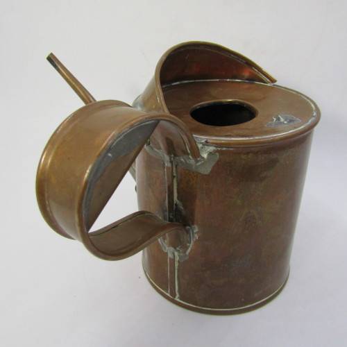 Vintage CPRS T.E. Bladon and Son 1937 copper small oil can - Canadian Pacific Railways