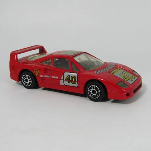 Yatming YM9133 Ferrari F40 racing toy car - scale 1/43