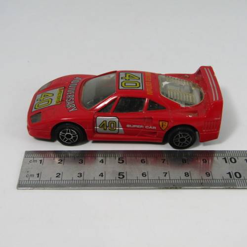 Yatming YM9133 Ferrari F40 racing toy car - scale 1/43