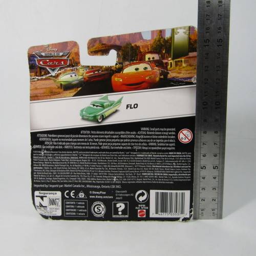 Disney World of Cars FLO character toy car in packaging
