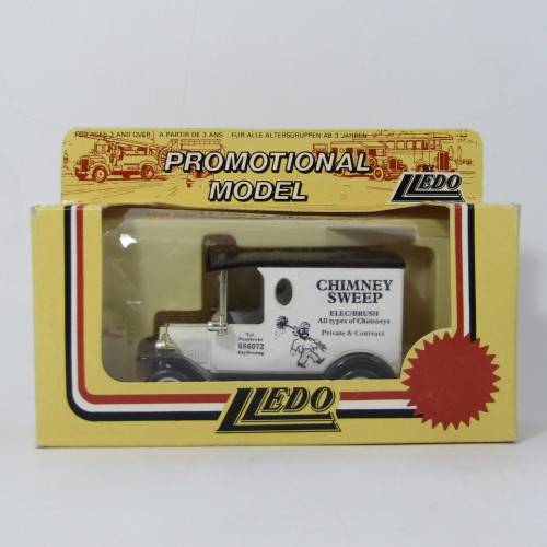 Lledo 1920 Ford Model T van - Chimney Sweep promotional model car in box