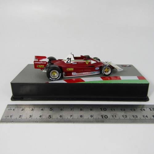 Formula 1 Ferrari 312 T2 - 1977 die-cast racing model car - #21 Gilles Villeneuve - scale 1/43