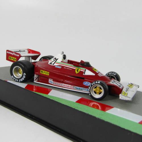 Formula 1 Ferrari 312 T2 - 1977 die-cast racing model car - #21 Gilles Villeneuve - scale 1/43