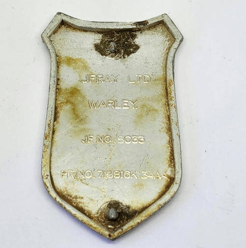 Vintage Ford Capri B Cortina 1600 car badge