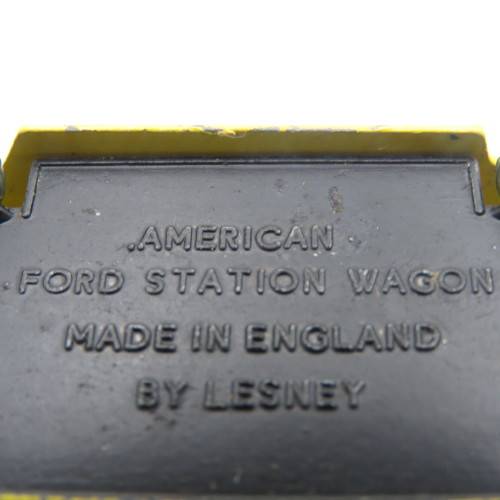 Lensney Matchbox No. 31 American Ford station wagon toy car