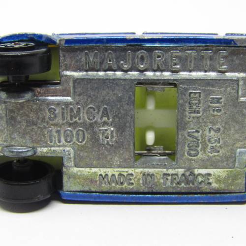 Majorette #234 Simca 1100 Ti die-cast toy car - opening rear