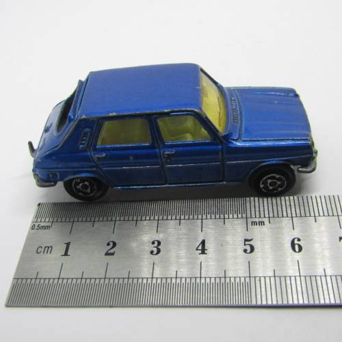 Majorette #234 Simca 1100 Ti die-cast toy car - opening rear